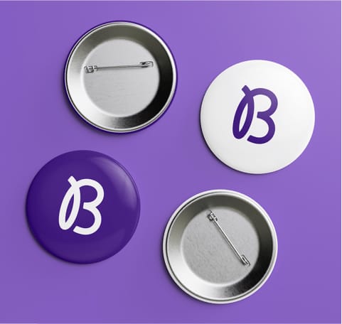 A photo of a some pins designed by Brave Little Beast for the brand Bloom